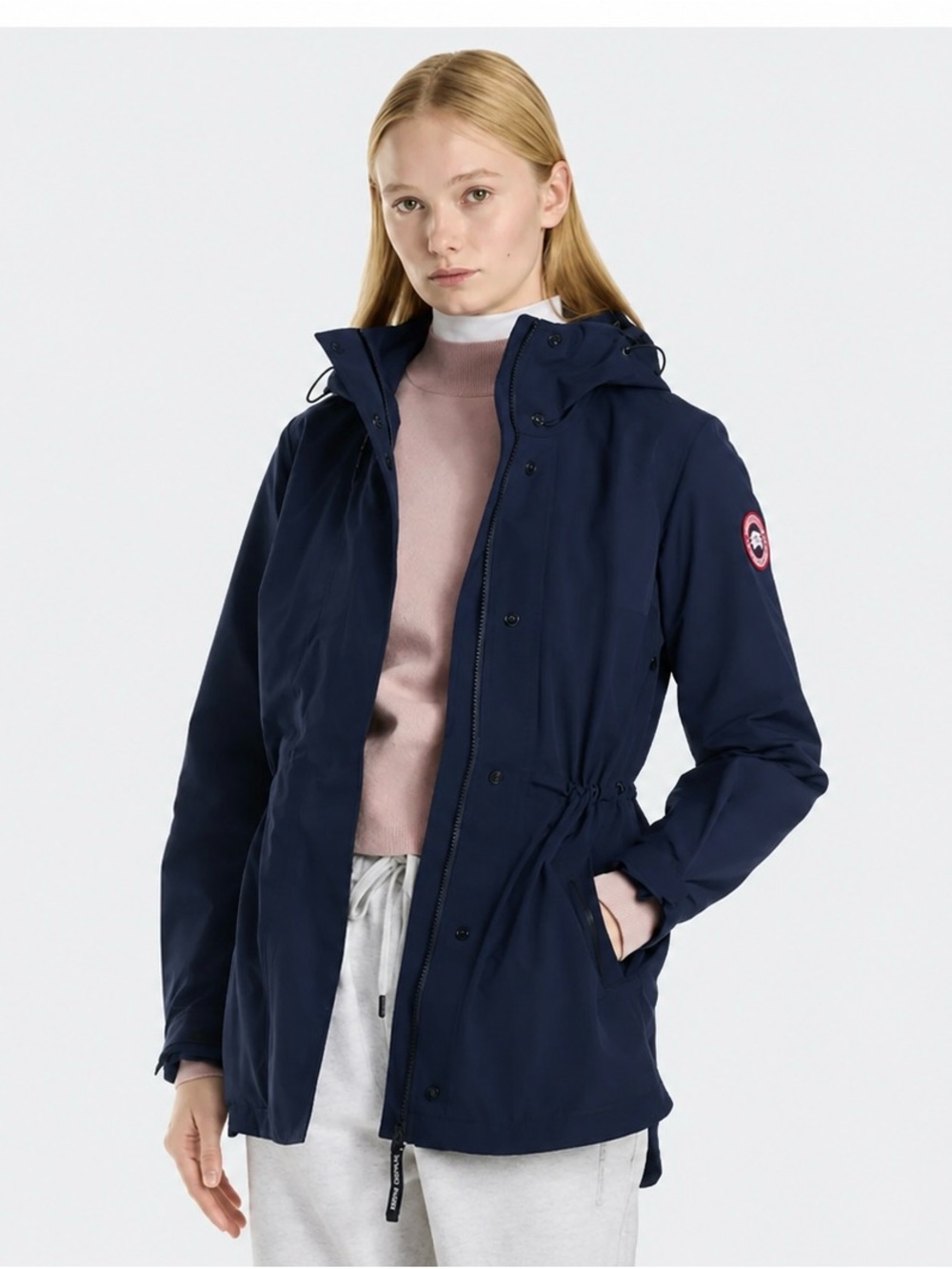 Canada Goose Navy Hooded Minden Jacket NWT Small